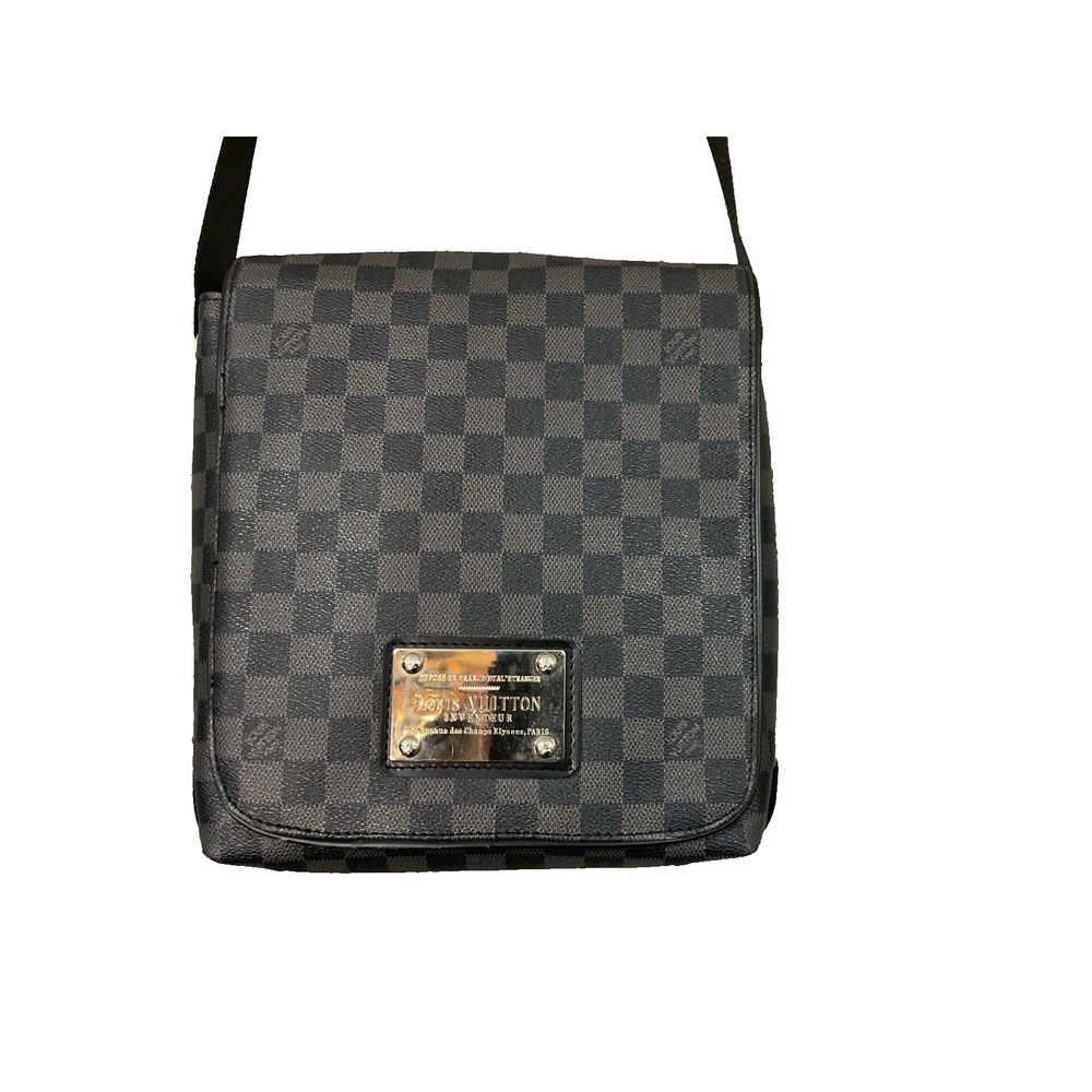 Louis Vuitton Inventeur Paris Damier Ebene Canvas Messenger Bag